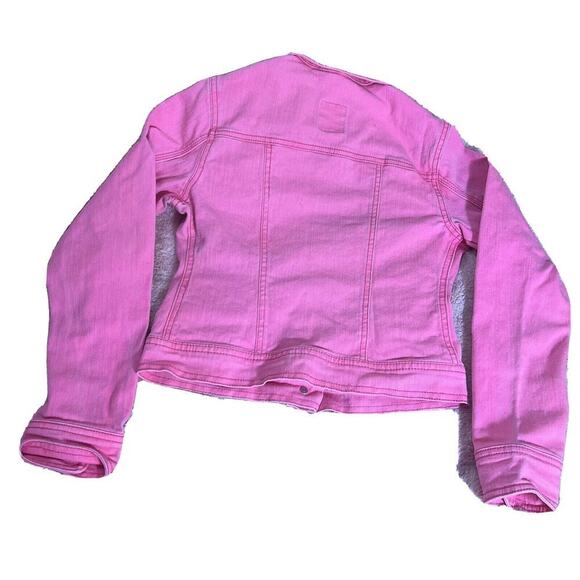 JACKET Old Navy Girls Pink Jean Jacket Size Large - Picture 5 of 15